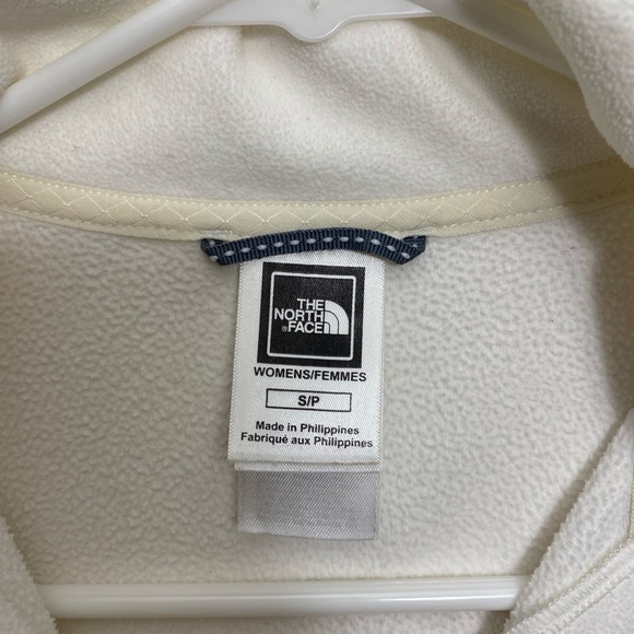 The North Face Women Quarter Zip Beige Fleece Small - Picture 4 of 4